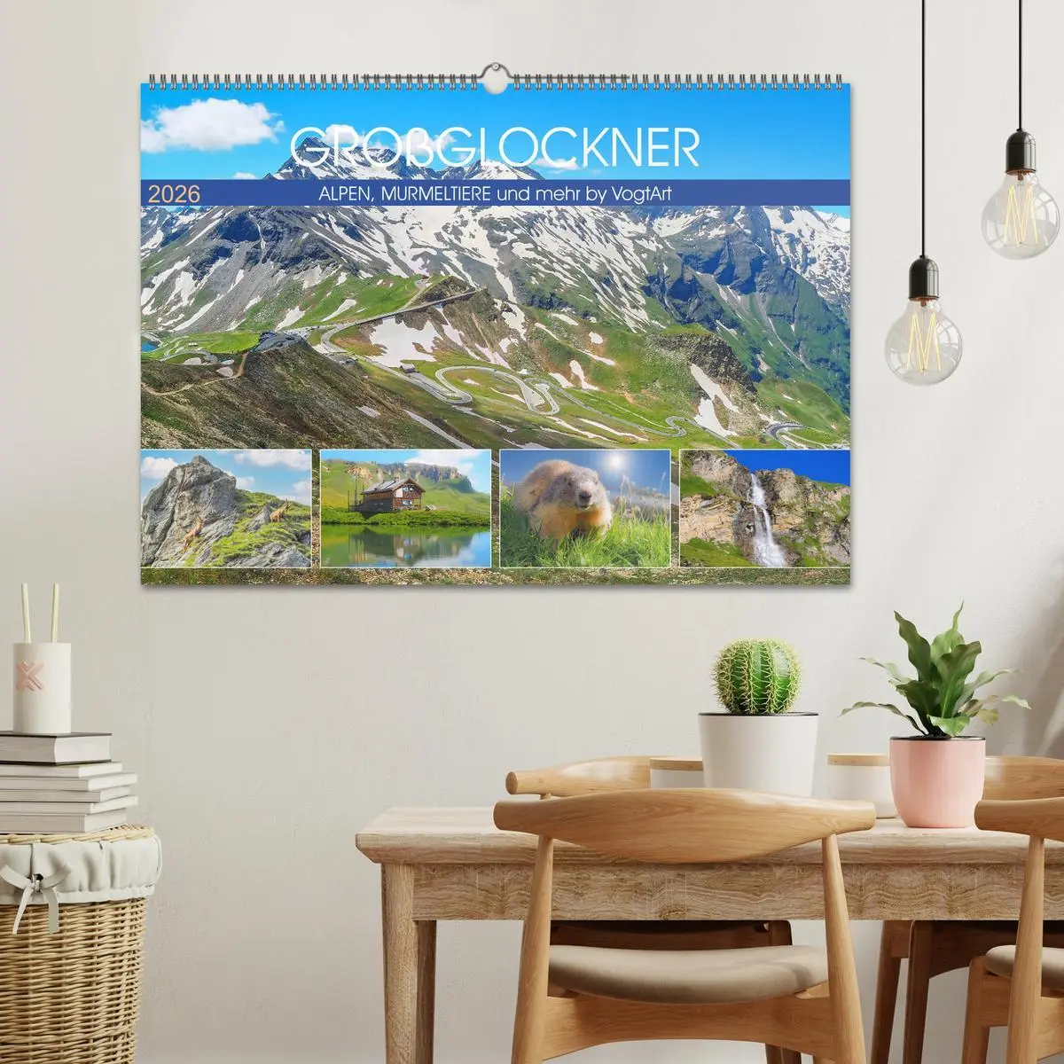 Bild: 9783457682128 | Großglockner, Alpen, Murmeltiere &amp; mehr by VogtArt (Wandkalender...