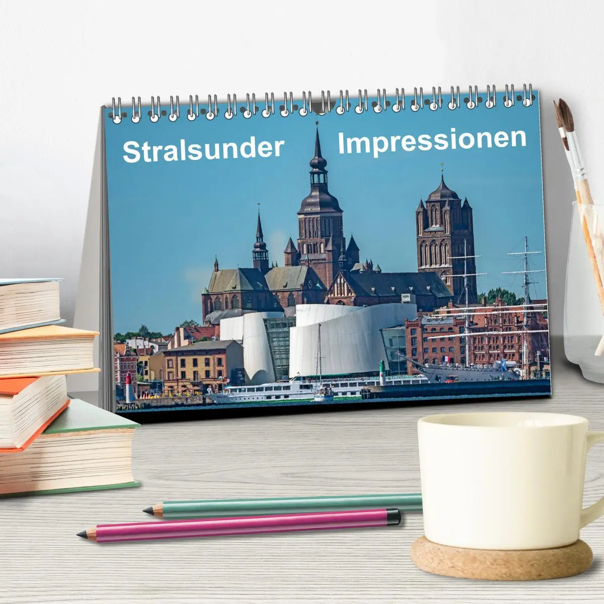 Bild: 9783457822128 | Stralsunder Impressionen (Tischkalender 2026 DIN A5 quer), CALVENDO...