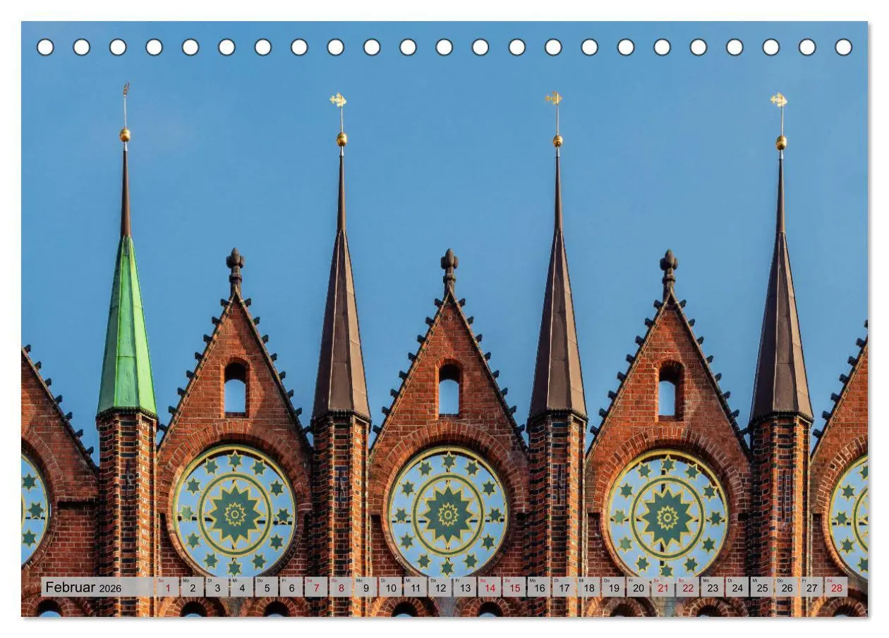 Bild: 9783457822128 | Stralsunder Impressionen (Tischkalender 2026 DIN A5 quer), CALVENDO...