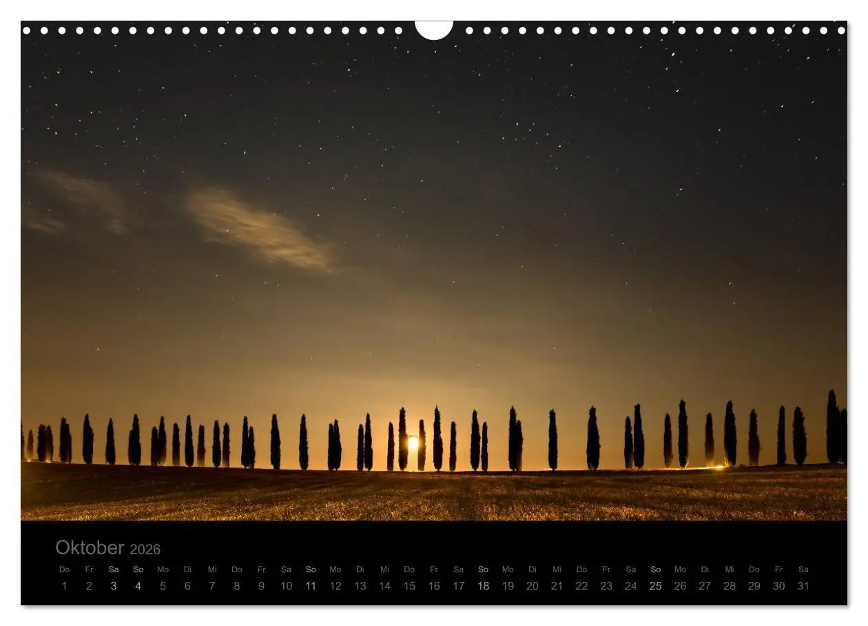 Bild: 9783516152128 | - Magie des Lichtes - TOSKANA (Wandkalender 2026 DIN A3 quer),...