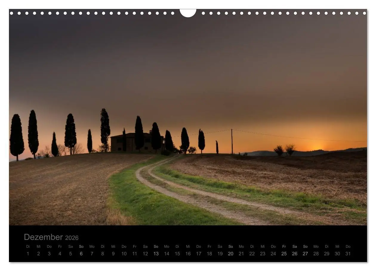 Bild: 9783516152128 | - Magie des Lichtes - TOSKANA (Wandkalender 2026 DIN A3 quer),...