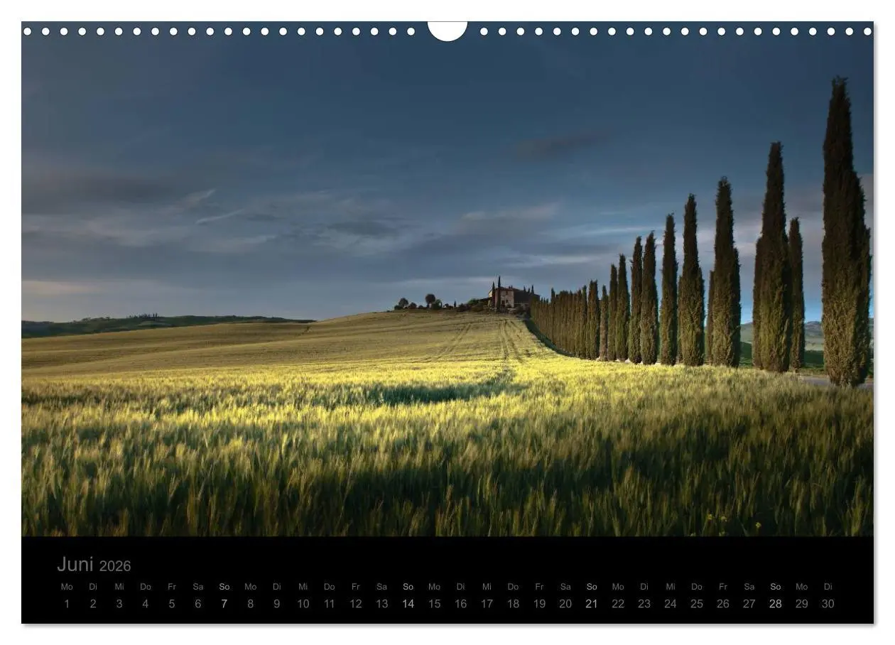 Bild: 9783516152128 | - Magie des Lichtes - TOSKANA (Wandkalender 2026 DIN A3 quer),...