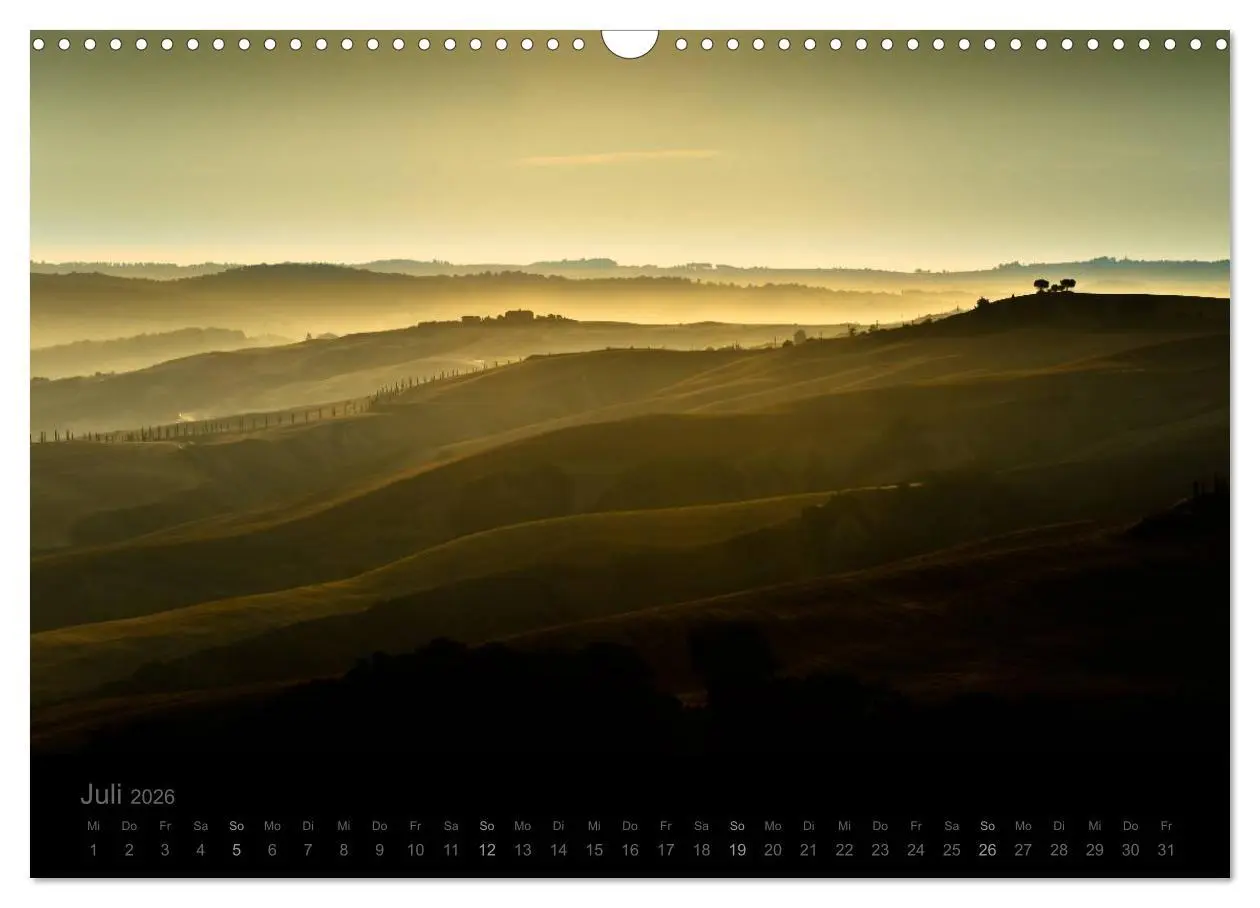 Bild: 9783516152128 | - Magie des Lichtes - TOSKANA (Wandkalender 2026 DIN A3 quer),...