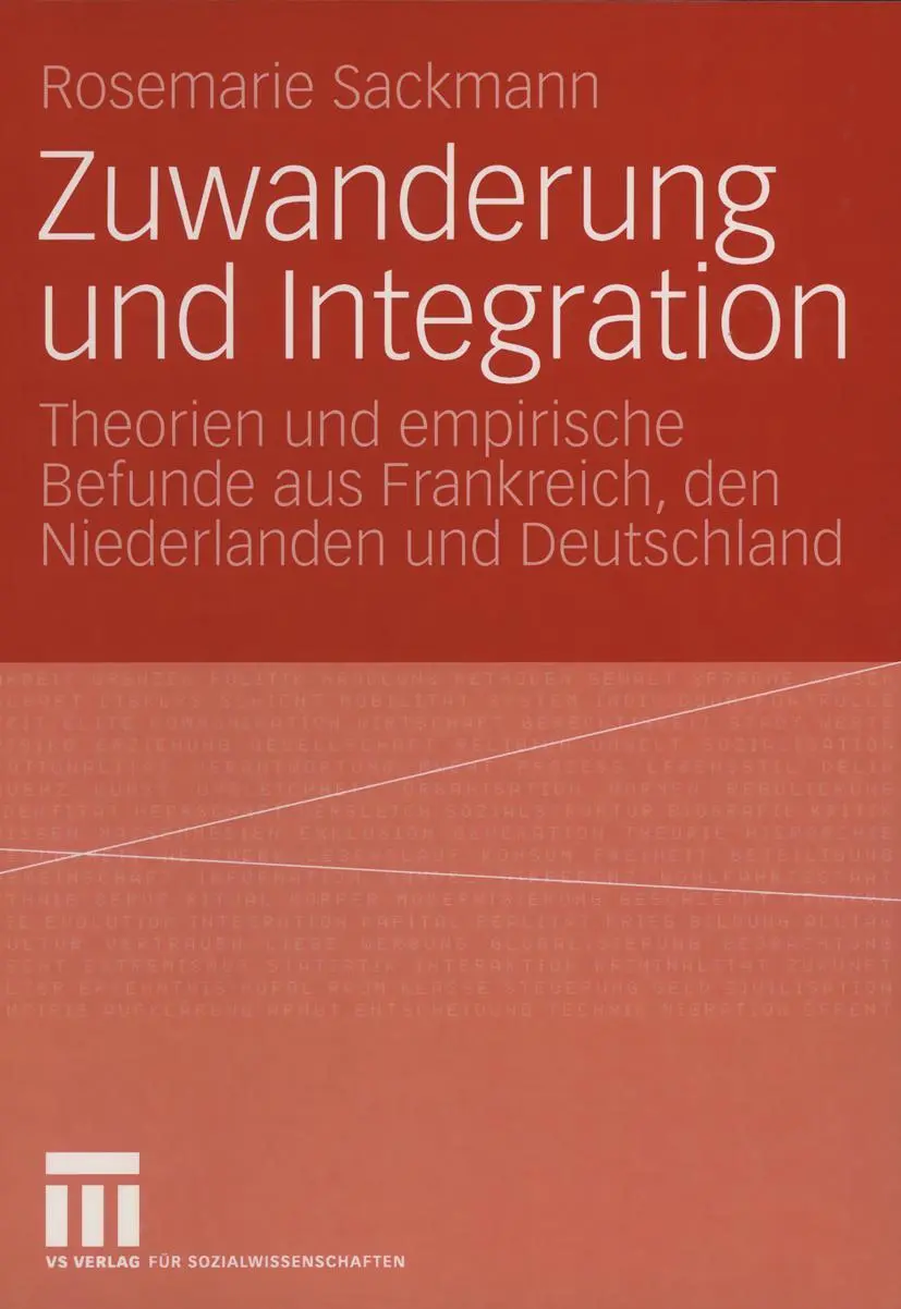 Cover: 9783531142128 | Zuwanderung und Integration | Rosemarie Sackmann | Taschenbuch | 2004