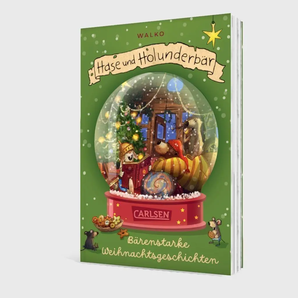Bild: 9783551322128 | Hase und Holunderbär Doppelband: Die verlorene Weihnachtspost / Das...