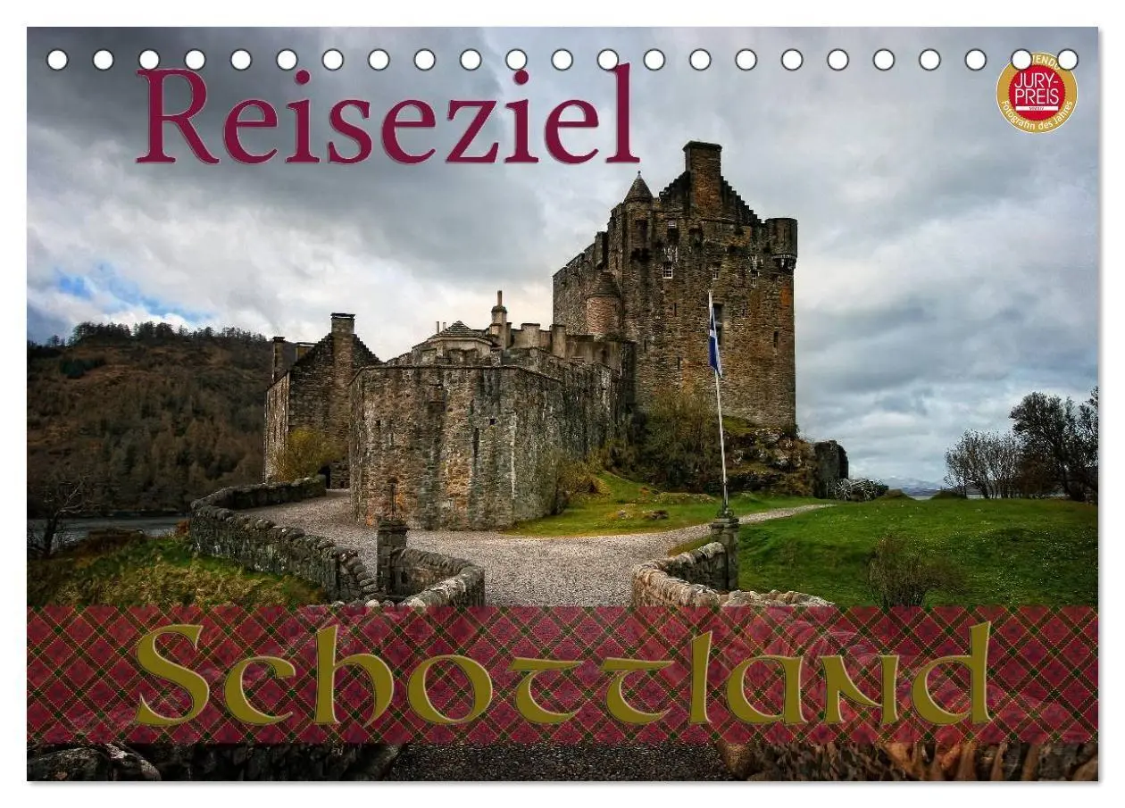 Cover: 9783594132128 | Reiseziel Schottland (Tischkalender 2027 DIN A5 quer), CALVENDO...