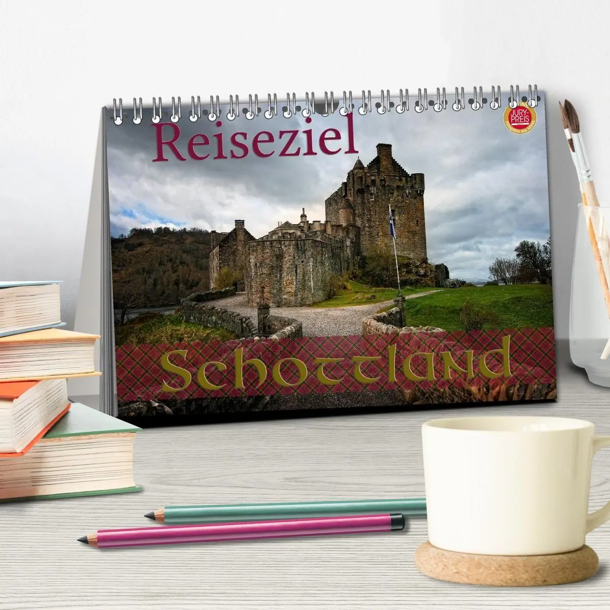 Bild: 9783594132128 | Reiseziel Schottland (Tischkalender 2027 DIN A5 quer), CALVENDO...