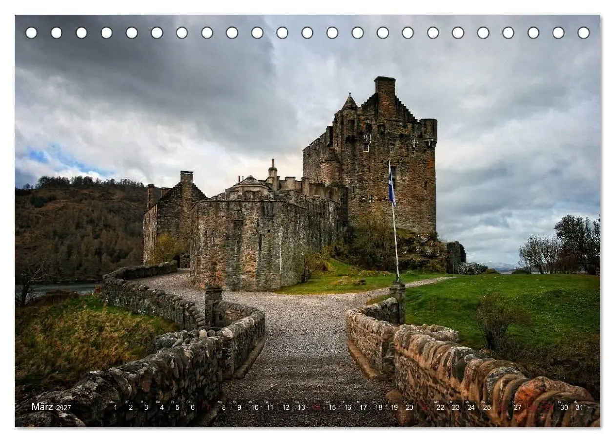 Bild: 9783594132128 | Reiseziel Schottland (Tischkalender 2027 DIN A5 quer), CALVENDO...
