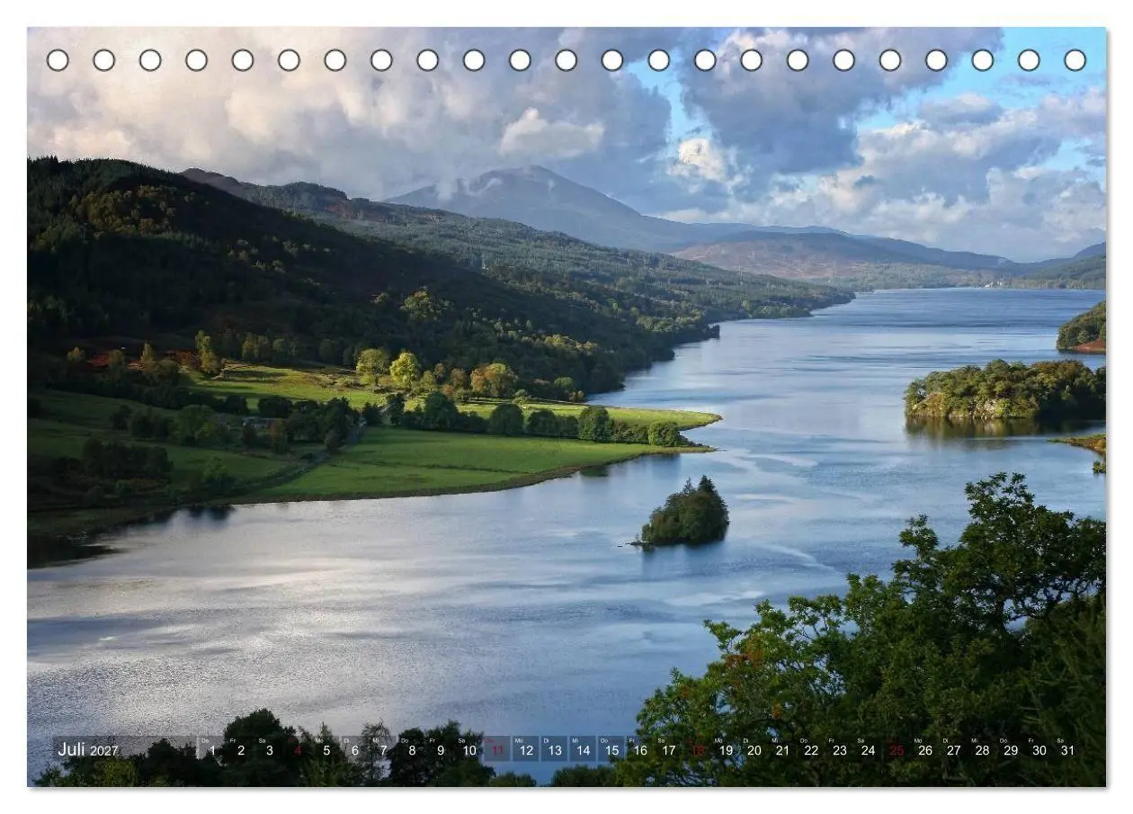 Bild: 9783594132128 | Reiseziel Schottland (Tischkalender 2027 DIN A5 quer), CALVENDO...