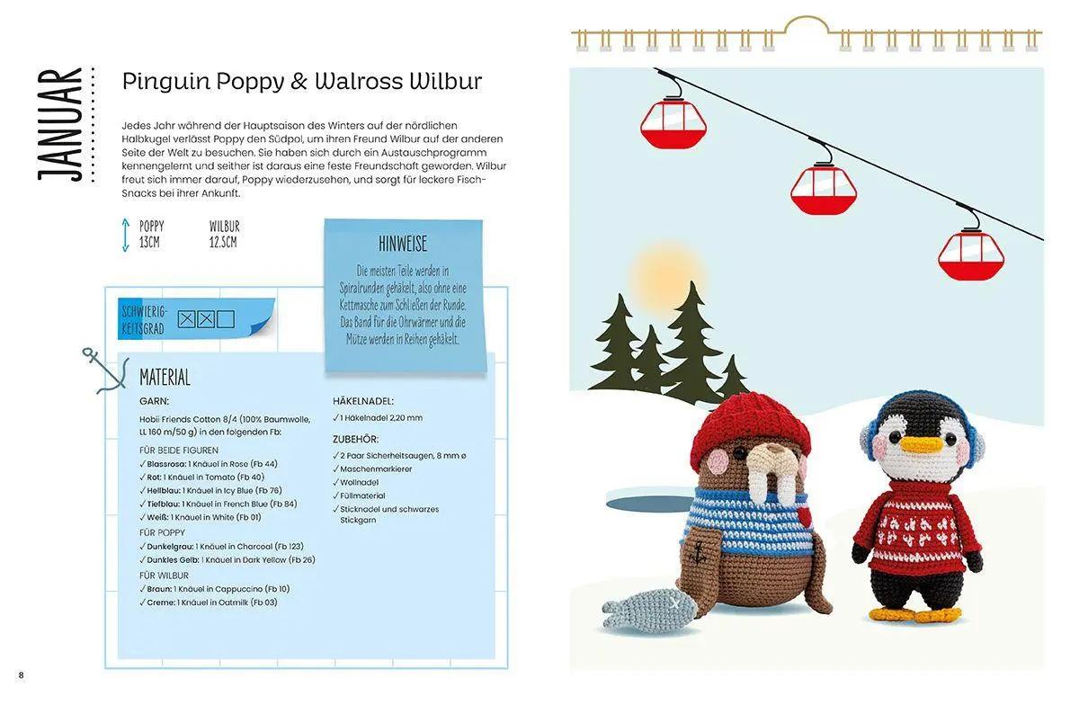 Bild: 9783735872128 | Durchs Jahr mit Amigurumi | Andreia Ferreira | Taschenbuch | 144 S.