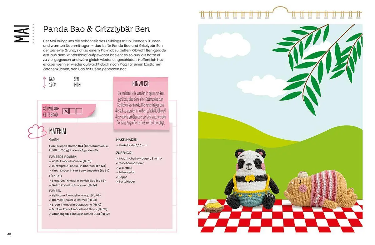 Bild: 9783735872128 | Durchs Jahr mit Amigurumi | Andreia Ferreira | Taschenbuch | 144 S.