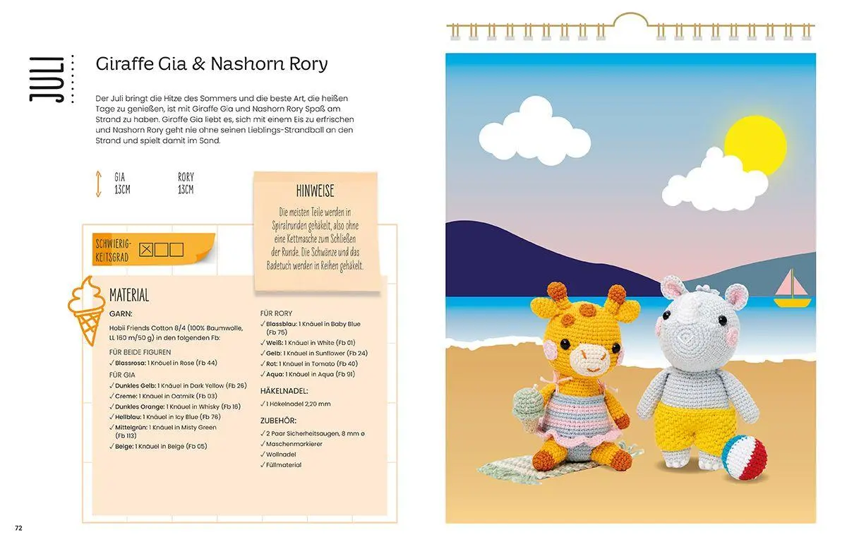Bild: 9783735872128 | Durchs Jahr mit Amigurumi | Andreia Ferreira | Taschenbuch | 144 S.