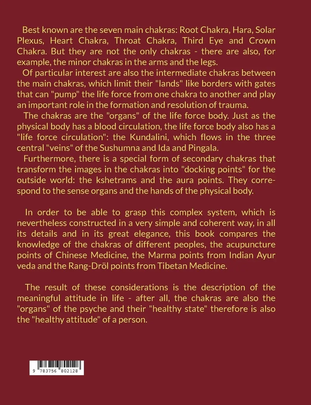 Rückseite: 9783756802128 | The Chakra System with the Minor Chakras | Harry Eilenstein | Buch