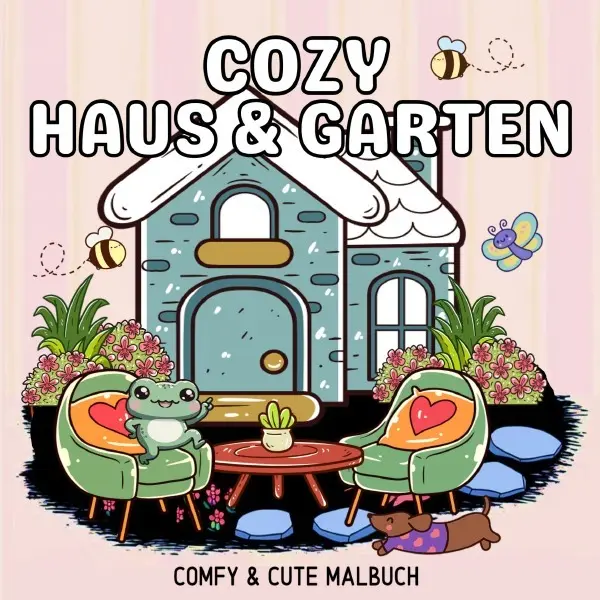 Cover: 9783819712128 | Cozy Malbuch Haus und Garten Cute und Comfy - Malbuch für Erwachsene
