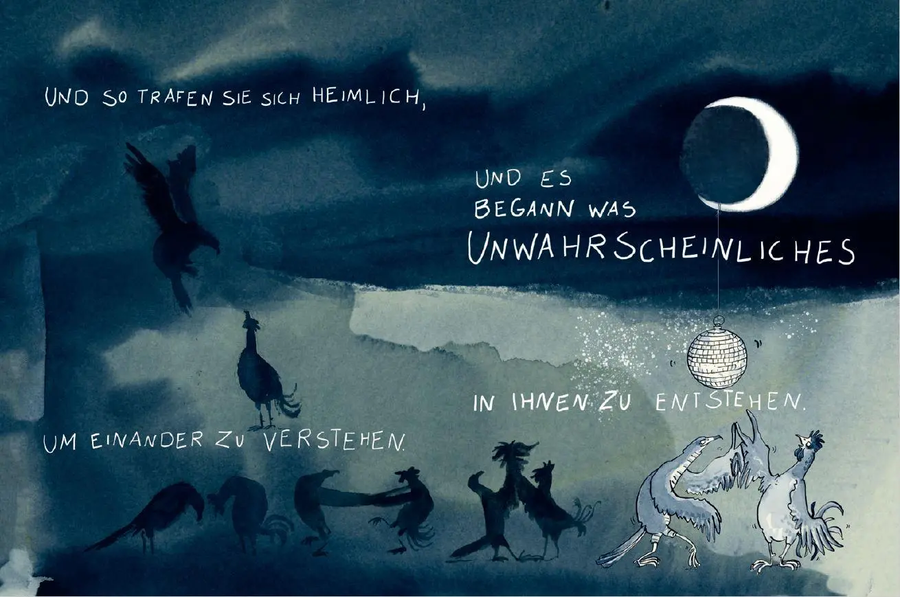 Bild: 9783948722128 | Der Habicht und der Hahn | Nach einem Song von Käptn Peng | Käptn Peng