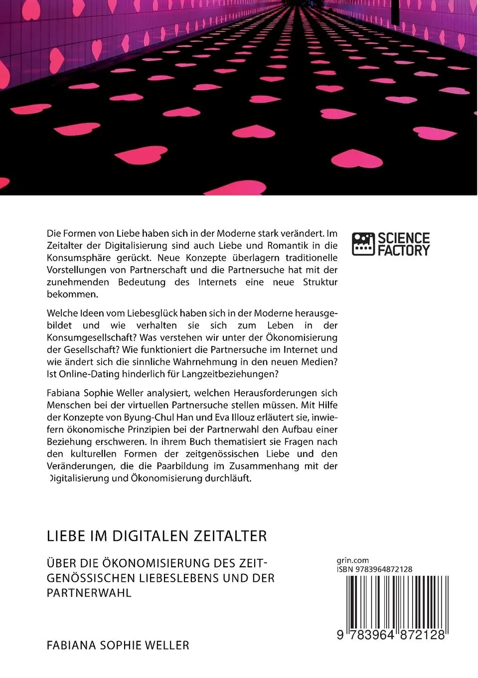 Rückseite: 9783964872128 | Liebe im digitalen Zeitalter. Über die Ökonomisierung des...