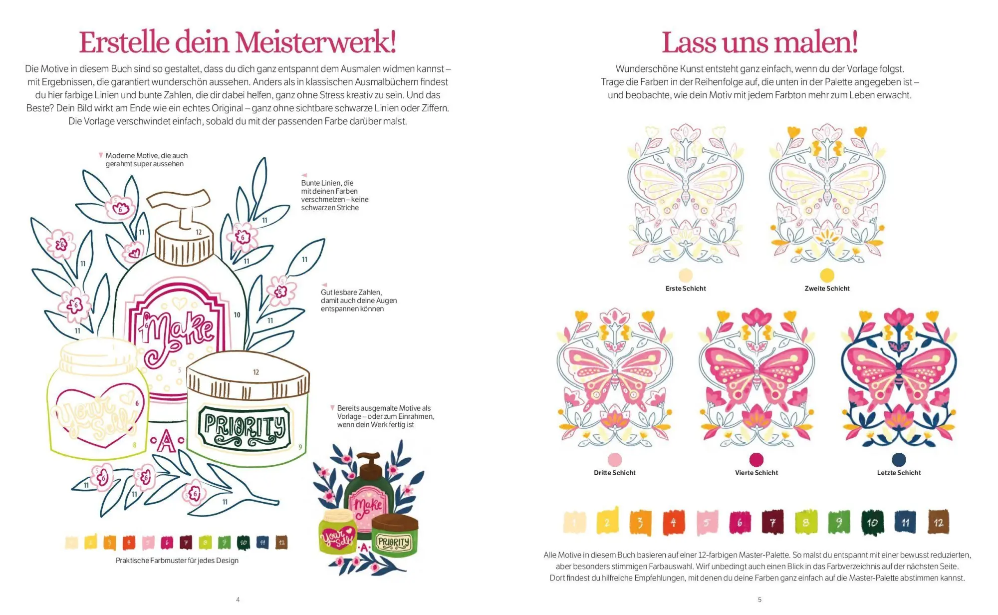 Bild: 9783987642128 | Malen nach Zahlen - Me-Time-Moments | Olivia Gibbs | Taschenbuch