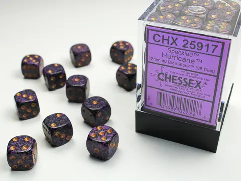 Cover: 601982022228 | Speckled® 12mm d6 Hurricane™ Dice Block™ (36 dice) | deutsch | Chessex