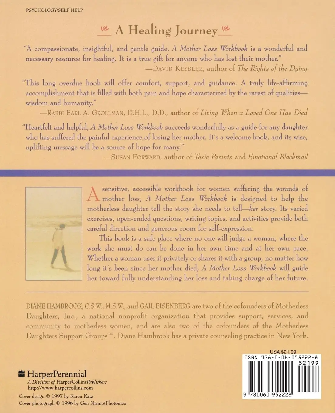 Rückseite: 9780060952228 | Mother Loss Workbook, A | Diane Hambrook | Taschenbuch | Englisch