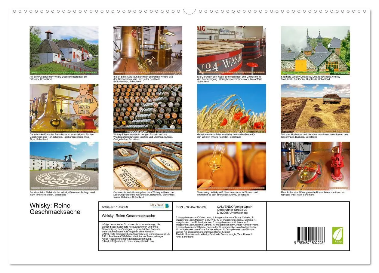 Bild: 9783457502228 | Whisky: Reine Geschmacksache (hochwertiger Premium Wandkalender...