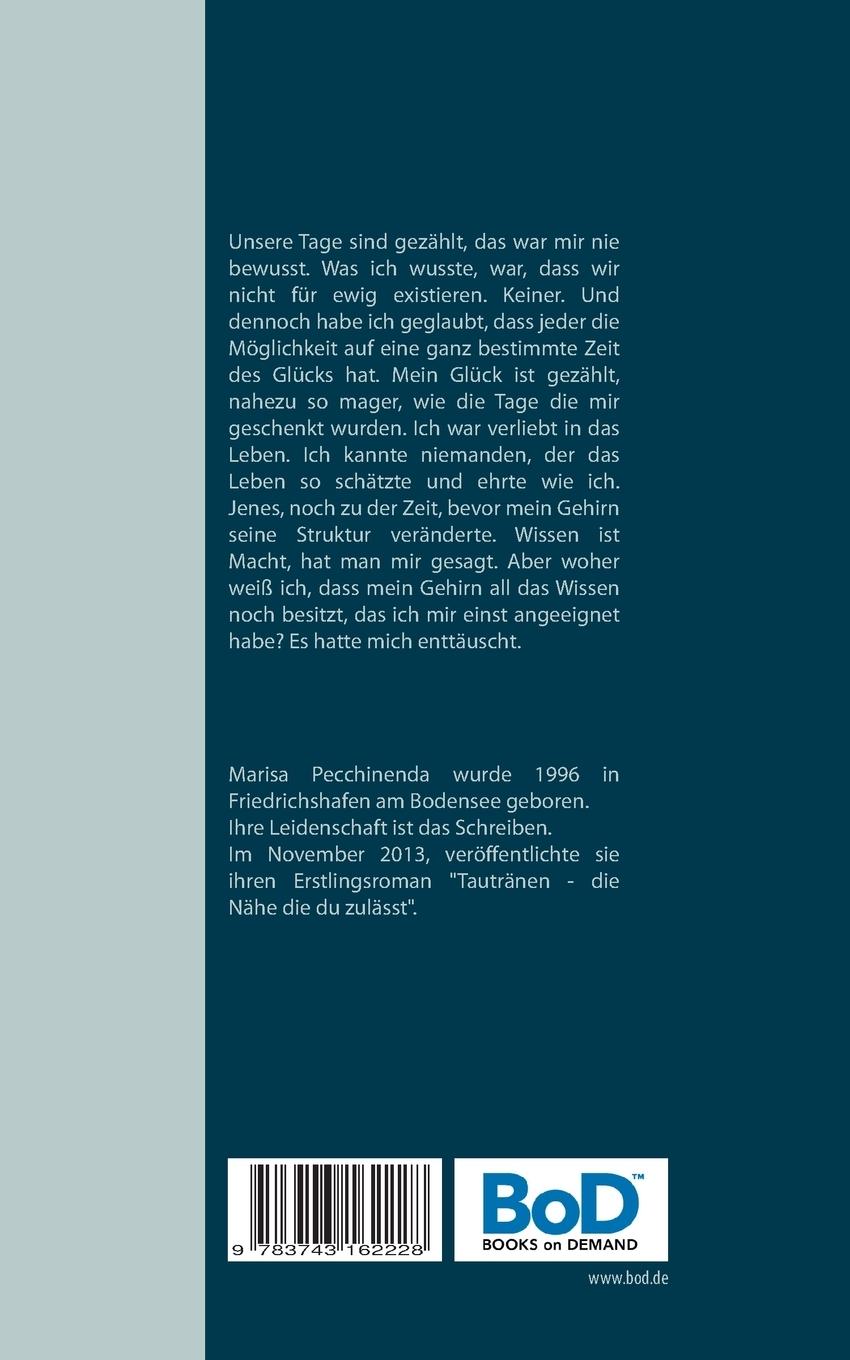 Rückseite: 9783743162228 | Mit meinem letzten Atemzug | Marisa Pecchinenda | Taschenbuch | 156 S.