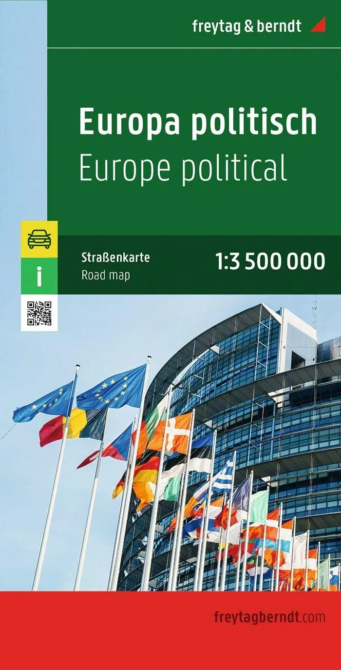Cover: 9783850842228 | Europa politisch 1 : 3 500 000. Autokarte / Laufzeit bis 2022 | berndt