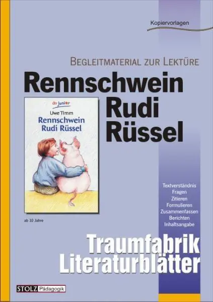 Cover: 9783897782228 | Rennschwein Rudi Rüssel - Literaturblätter | Karin Pfeiffer | 29 S.