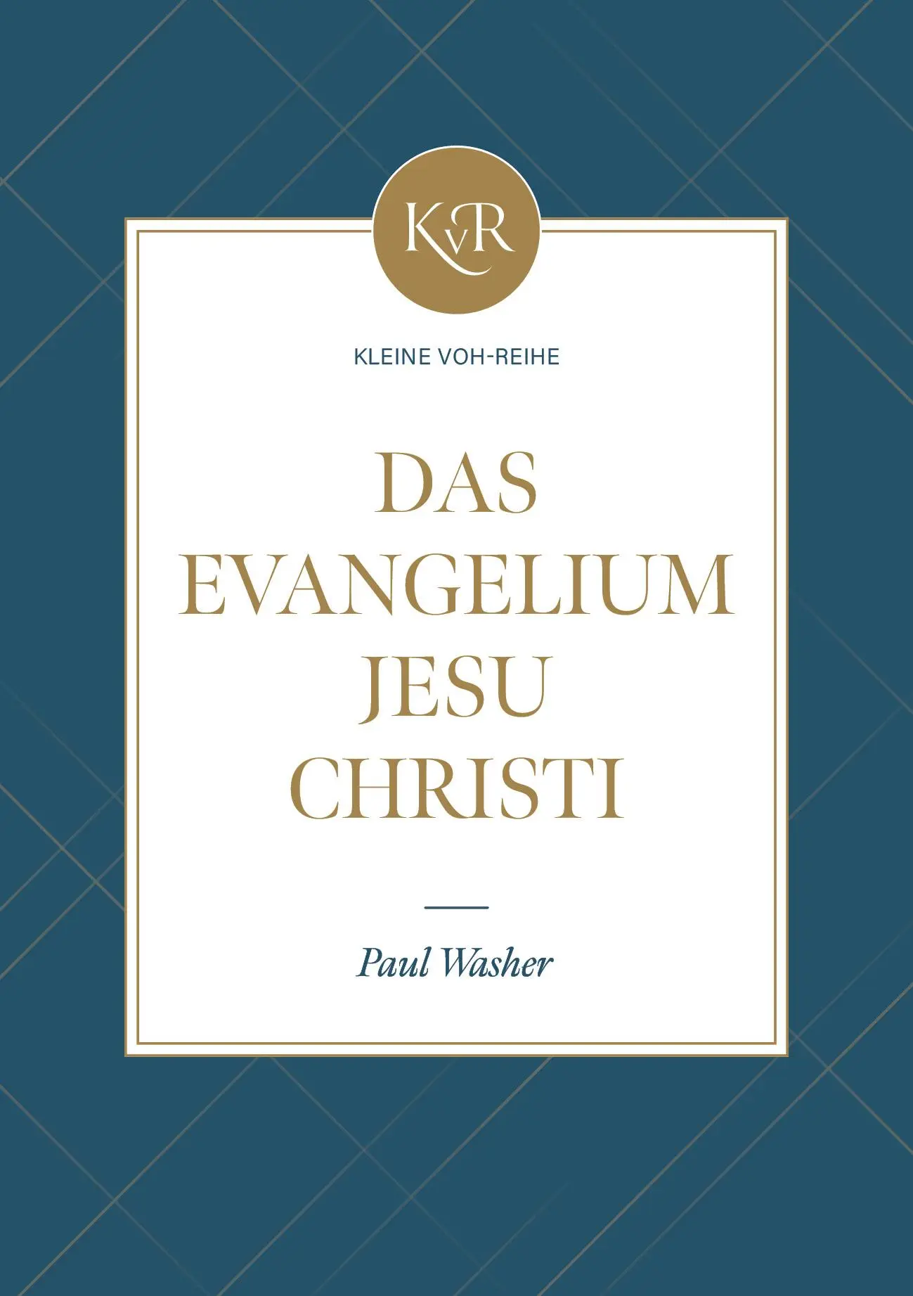 Cover: 9783947102228 | Das Evangelium Jesu Christi | Paul Washer | Taschenbuch | 116 S.