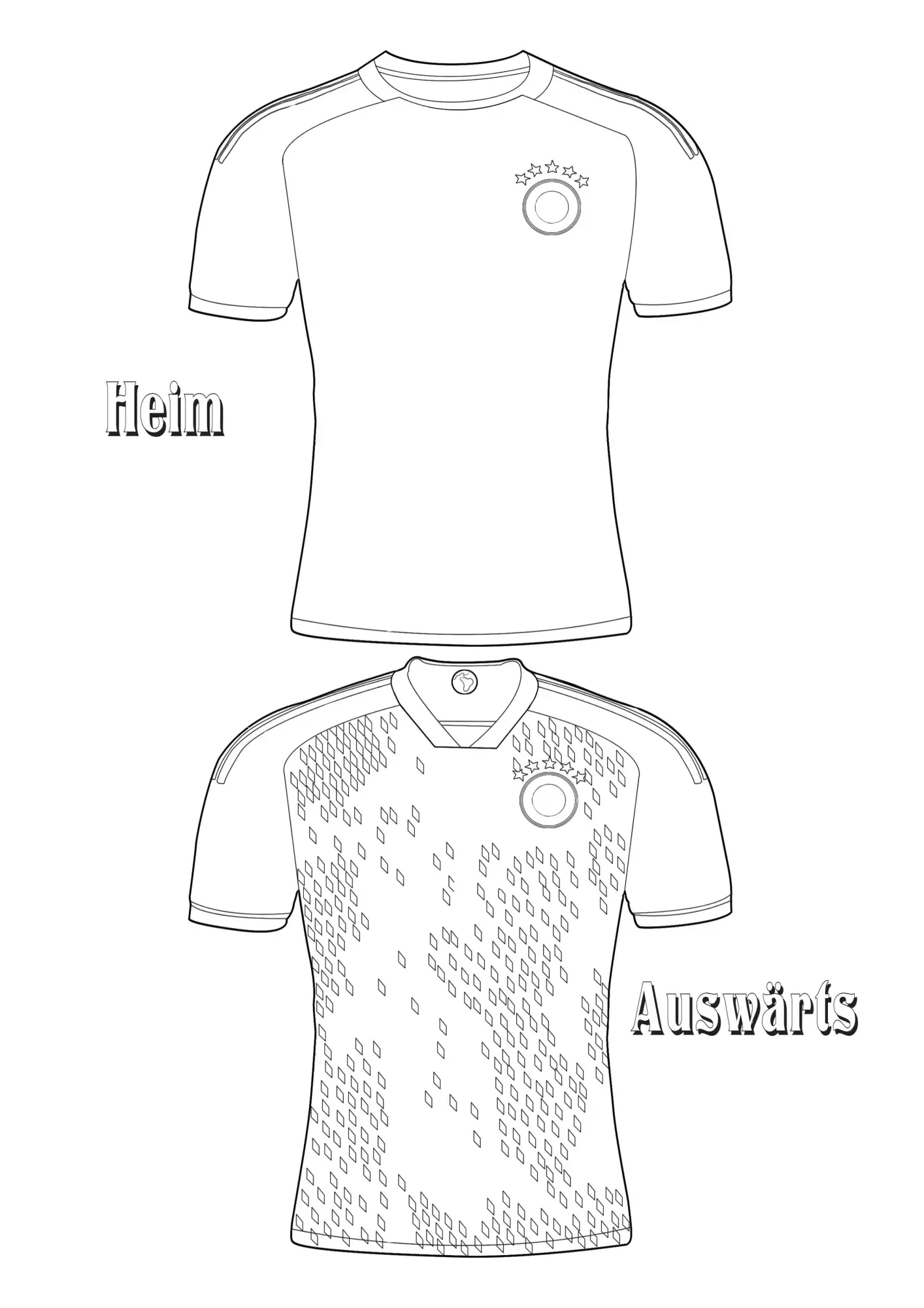 Bild: 9783986572228 | Fußball-Malbuch Trikot-Designer für Kinder ab 6 Jahren mit 100...