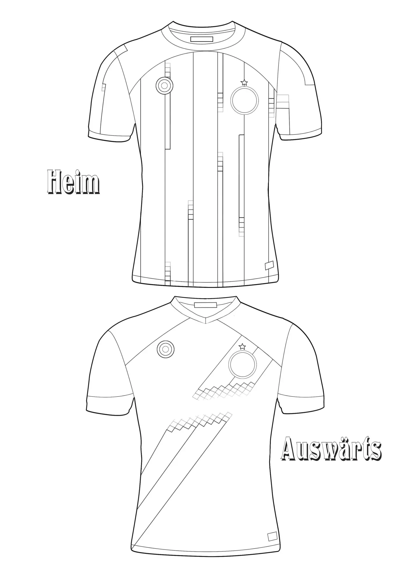 Bild: 9783986572228 | Fußball-Malbuch Trikot-Designer für Kinder ab 6 Jahren mit 100...