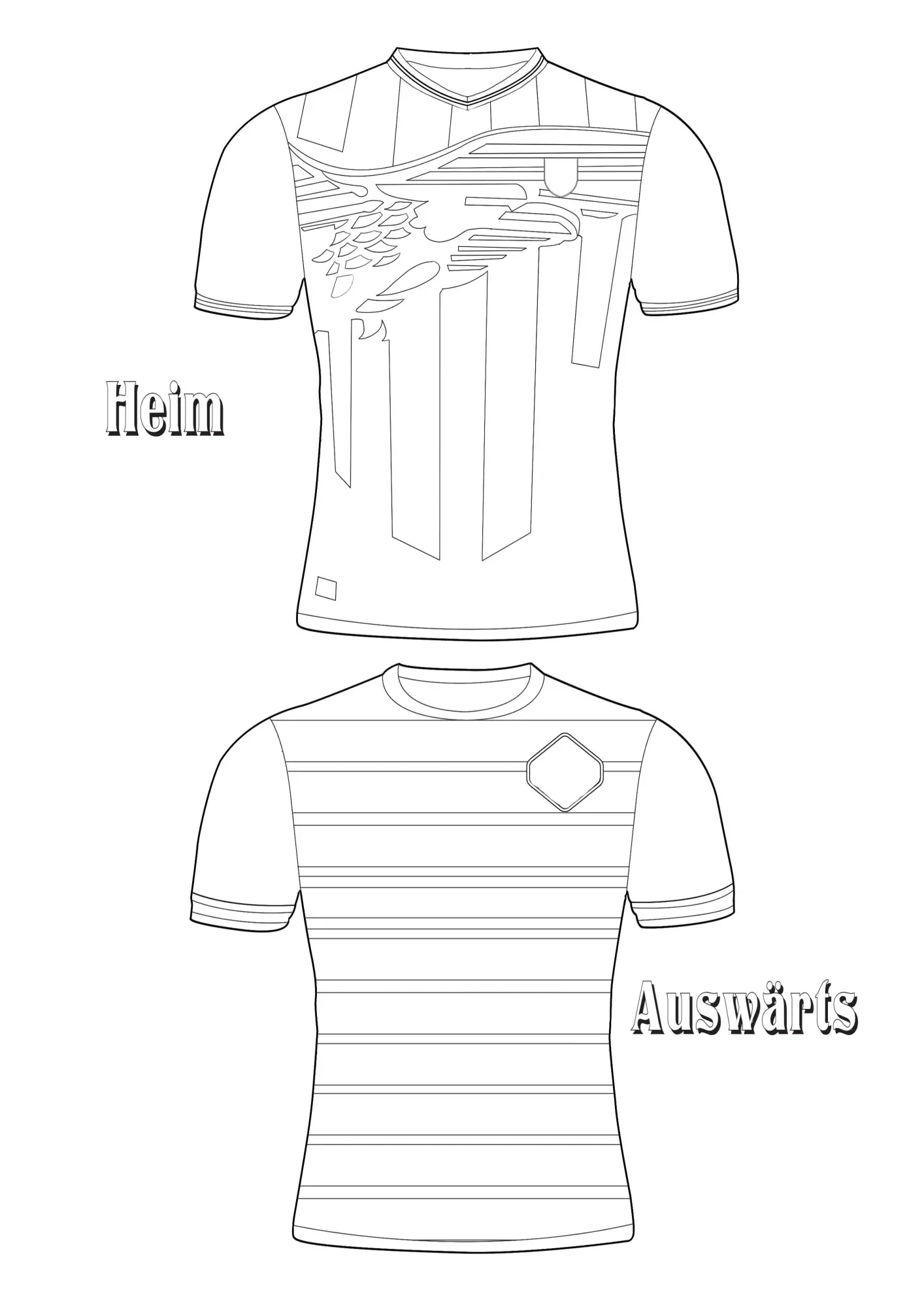 Bild: 9783986572228 | Fußball-Malbuch Trikot-Designer für Kinder ab 6 Jahren mit 100...