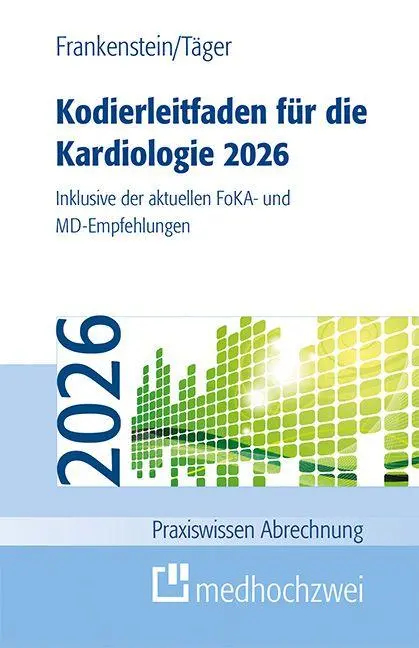 Cover: 9783988002228 | Kodierleitfaden für die Kardiologie 2026 | Lutz Frankenstein (u. a.)