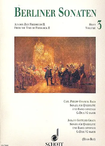 Cover: 9790001082228 | Berlin Sonatas Band 3 | From the Time of Frederick II | Buch | 1993