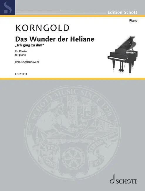 Cover: 9790001222228 | Das Wunder der Heliane | Erich Wolfgang Korngold | 16 S. | 2026