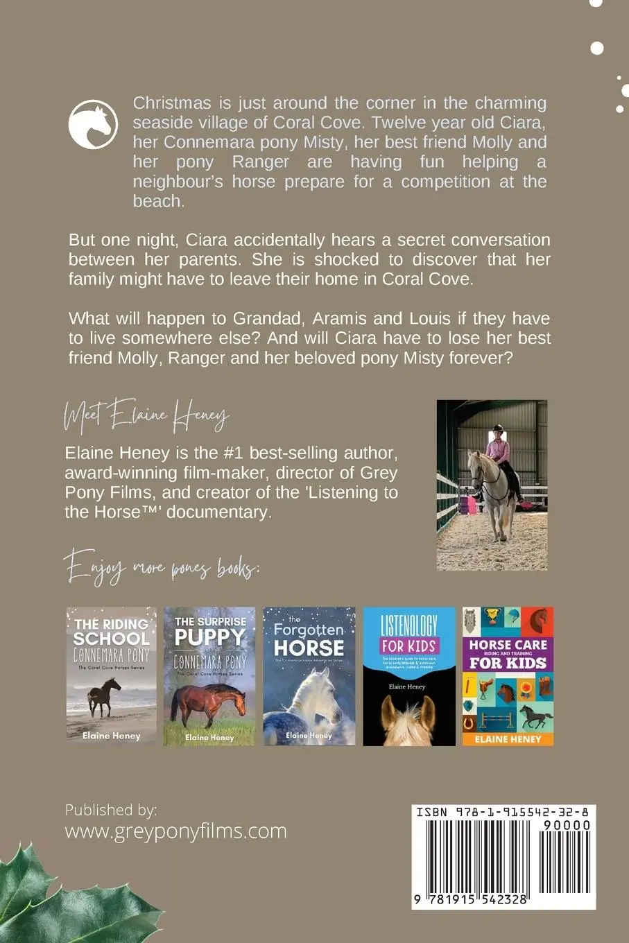 Rückseite: 9781915542328 | The Christmas Connemara Pony - The Coral Cove Horses Series | Heney