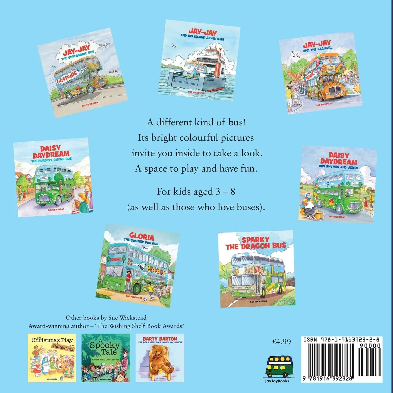 Rückseite: 9781916392328 | Double-Decker Playbus Colouring Book | Sue Wickstead | Taschenbuch
