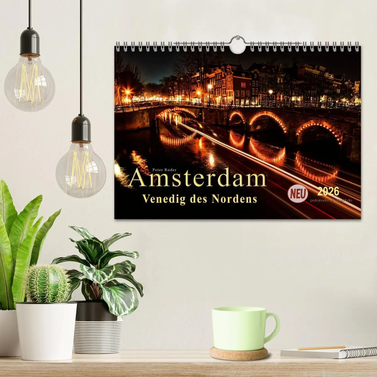 Bild: 9783457972328 | Amsterdam - Venedig des Nordens (Wandkalender 2026 DIN A4 quer),...