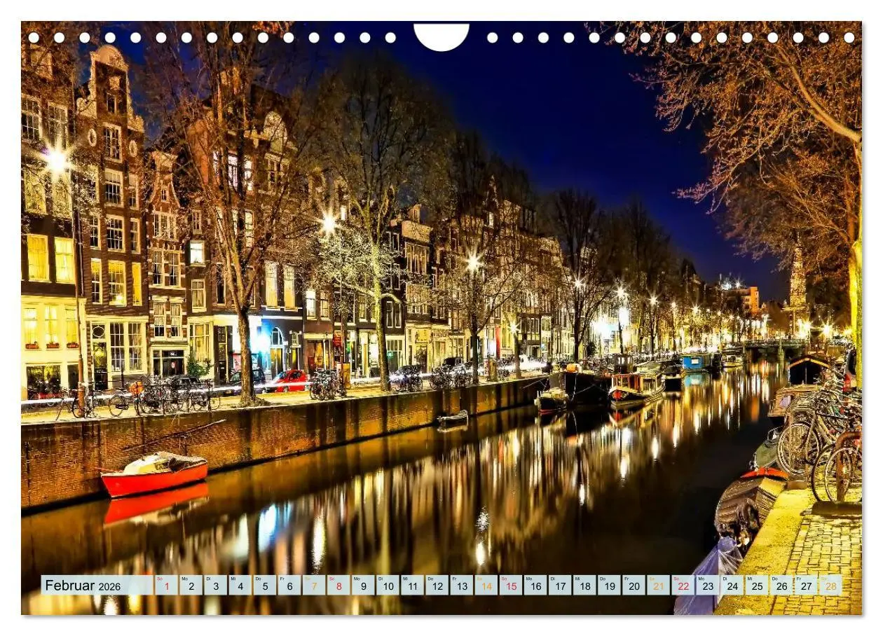 Bild: 9783457972328 | Amsterdam - Venedig des Nordens (Wandkalender 2026 DIN A4 quer),...