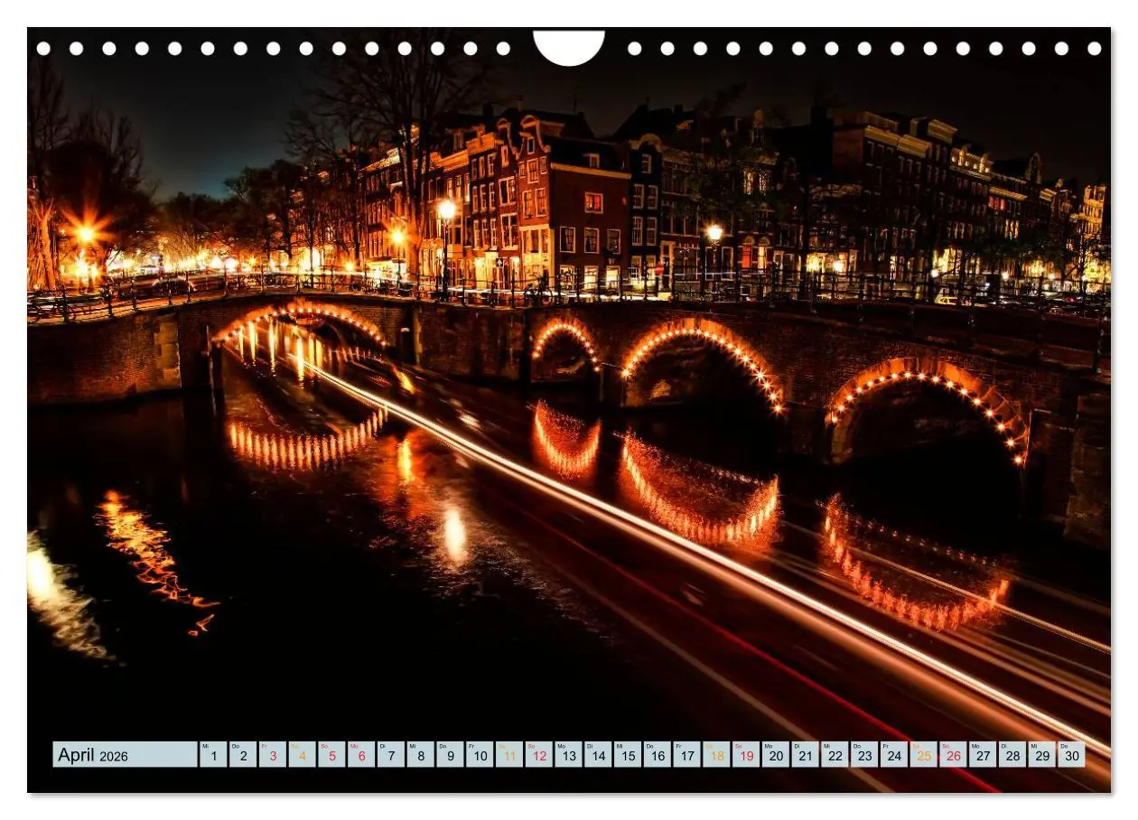Bild: 9783457972328 | Amsterdam - Venedig des Nordens (Wandkalender 2026 DIN A4 quer),...