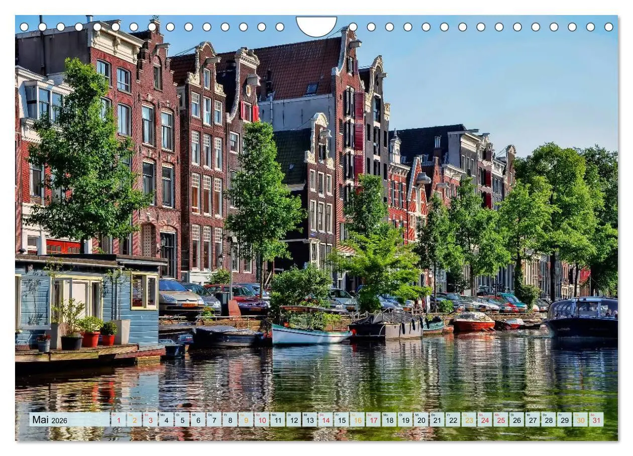 Bild: 9783457972328 | Amsterdam - Venedig des Nordens (Wandkalender 2026 DIN A4 quer),...