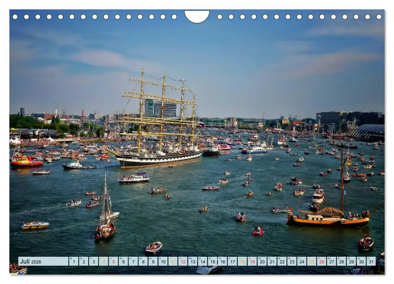 Bild: 9783457972328 | Amsterdam - Venedig des Nordens (Wandkalender 2026 DIN A4 quer),...