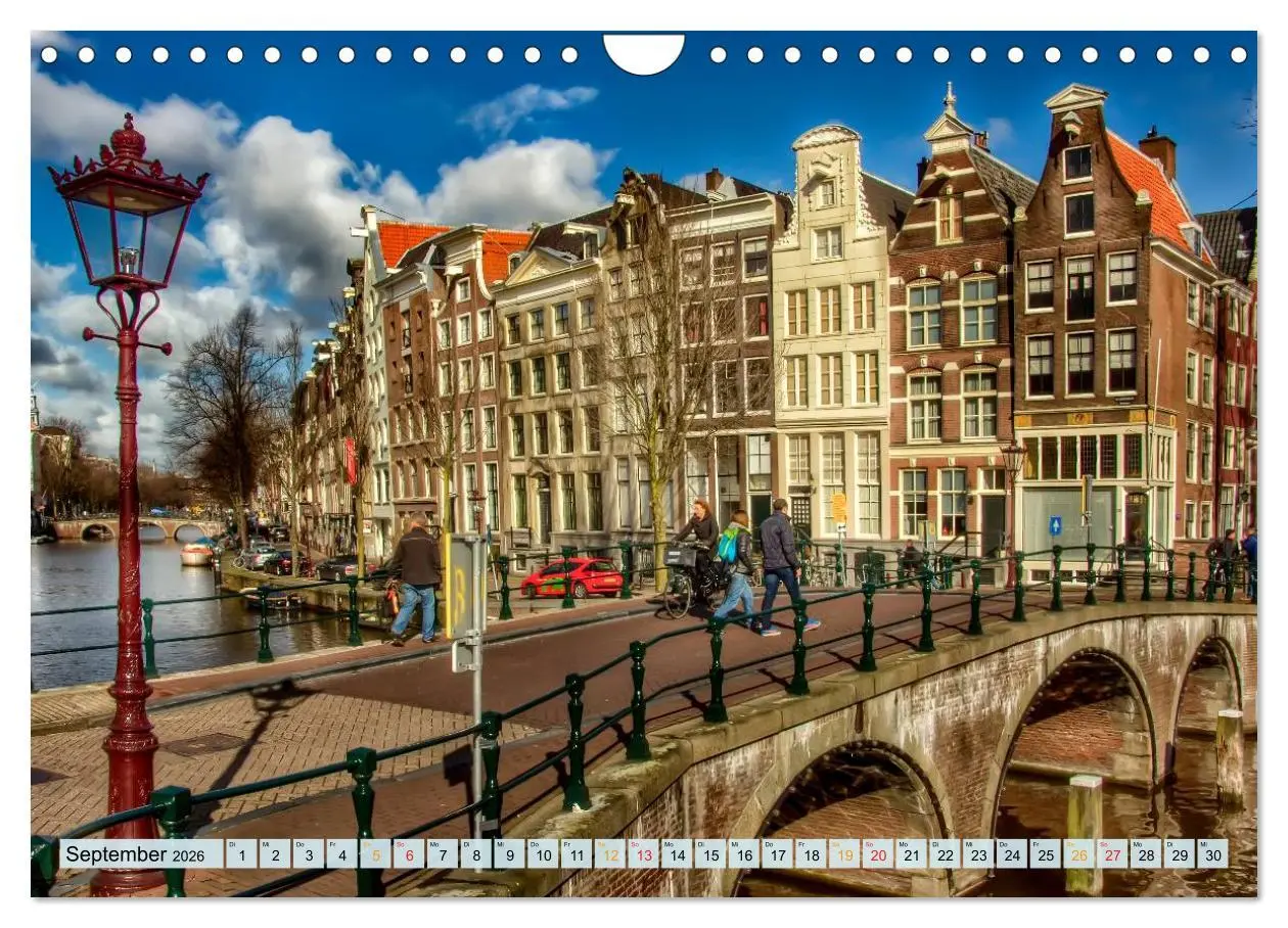 Bild: 9783457972328 | Amsterdam - Venedig des Nordens (Wandkalender 2026 DIN A4 quer),...