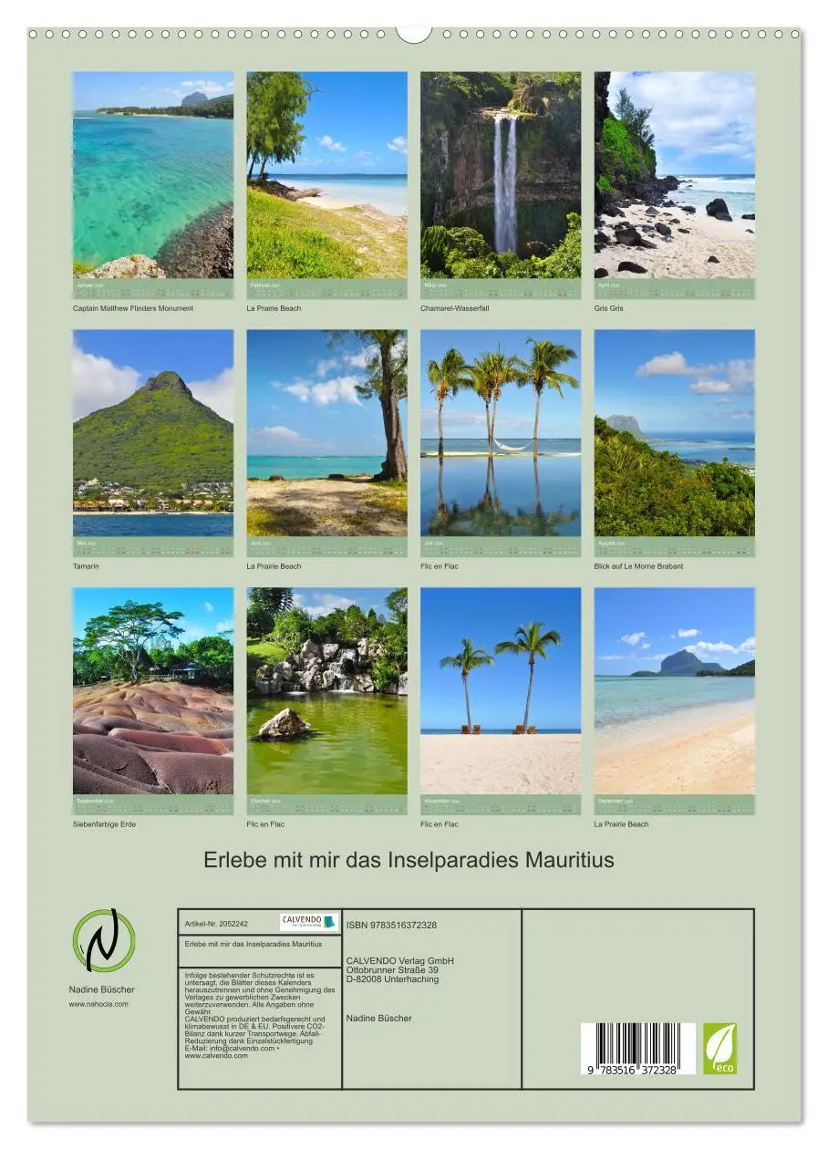 Bild: 9783516372328 | Erlebe mit mir das Inselparadies Mauritius (hochwertiger Premium...