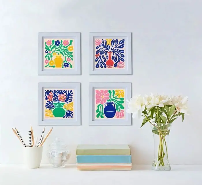 Bild: 4895225942428 | DIAMOND DOTZ - Diamond Painting Mini Blumen | Kit (Bastelset) | Karton