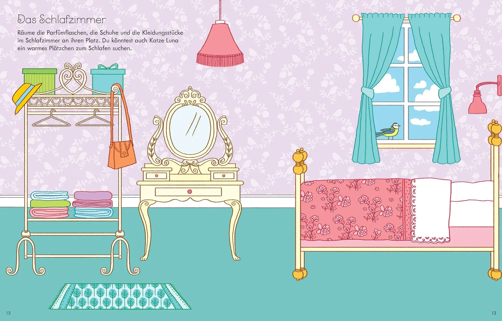 Bild: 9781035702428 | Mein erstes Stickerbuch: Puppenhaus | Abigail Wheatley | Taschenbuch