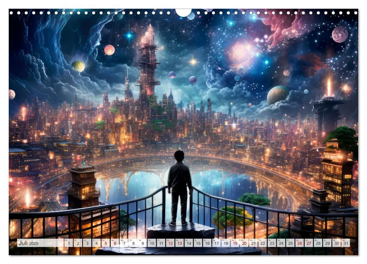 Bild: 9783383852428 | SCIENCE-FICTION Leben auf fernen Planeten (Wandkalender 2025 DIN A3...