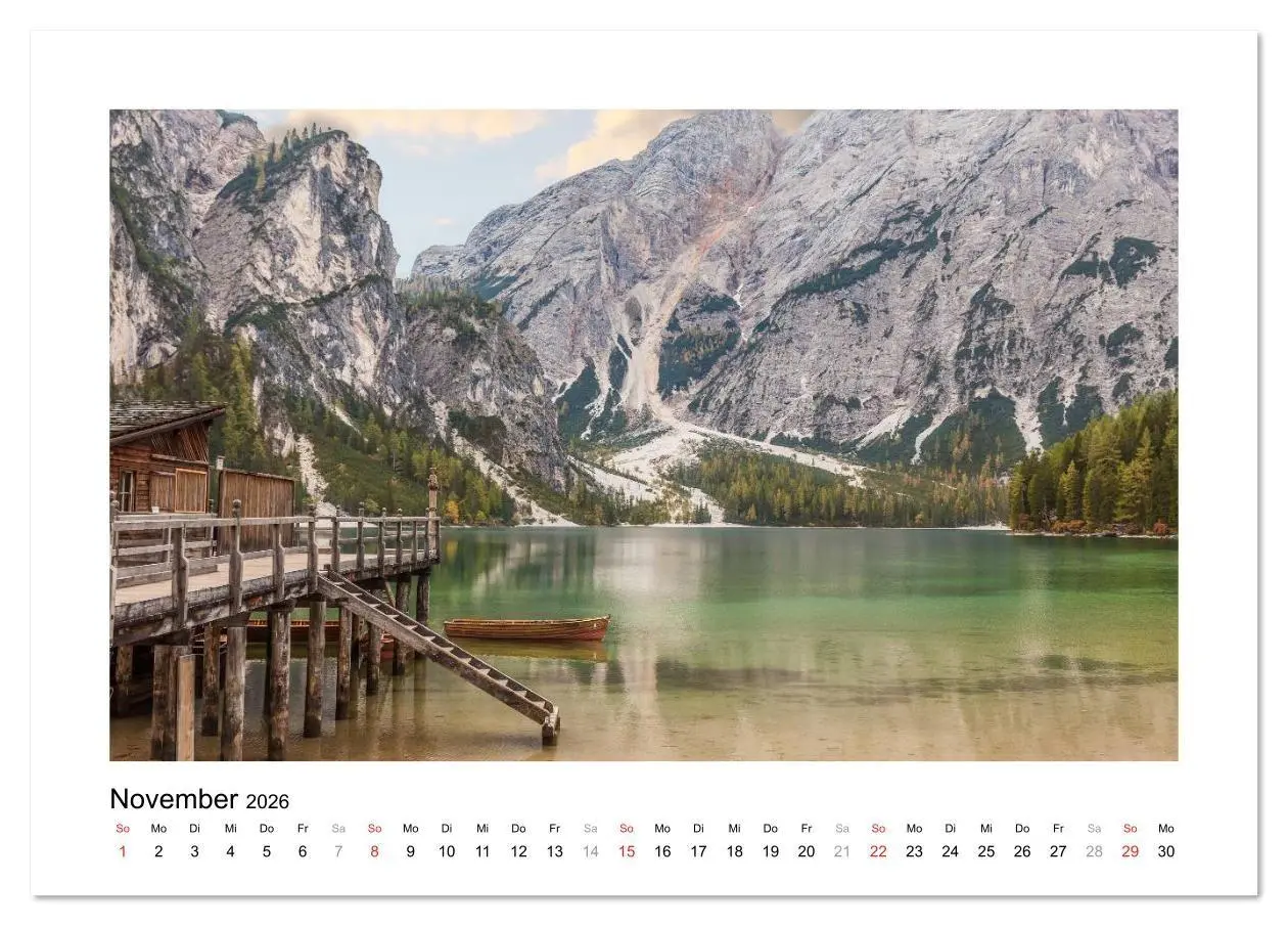 Bild: 9783516122428 | Sehnsucht nach Südtirol (Tischkalender 2026 DIN A5 quer), CALVENDO...