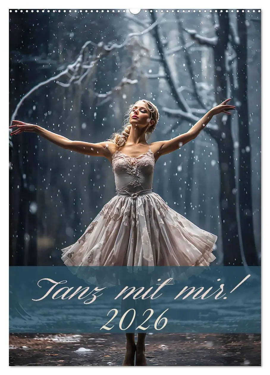 Cover: 9783516292428 | Tanz mit mir! (Wandkalender 2026 DIN A2 hoch), CALVENDO Monatskalender