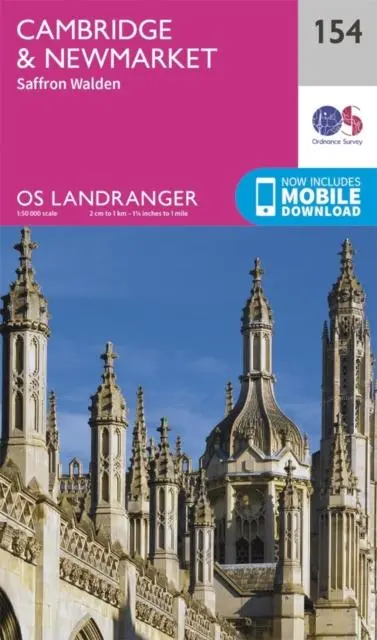 Cover: 9780319262528 | Cambridge, Newmarket &amp; Saffron Walden | Ordnance Survey | (Land-)Karte