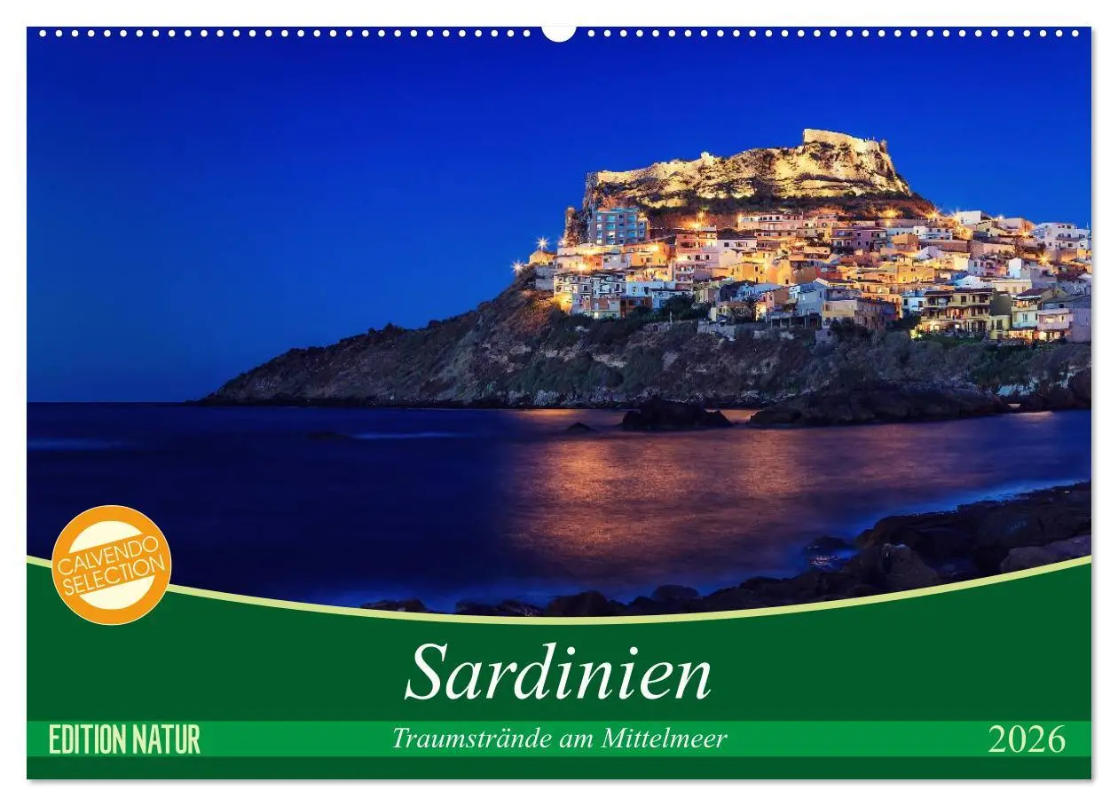 Cover: 9783457882528 | Sardinien - Traumstrände am Mittelmeer (Wandkalender 2026 DIN A2...